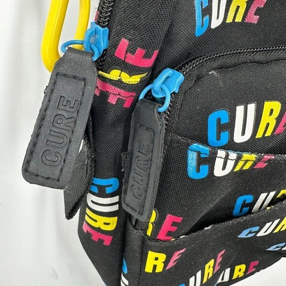Cure by WCC Messenger Bag Black, Red, Blue & Yellow Unisex Crossbody Arc Rainbow - Picture 5 of 5